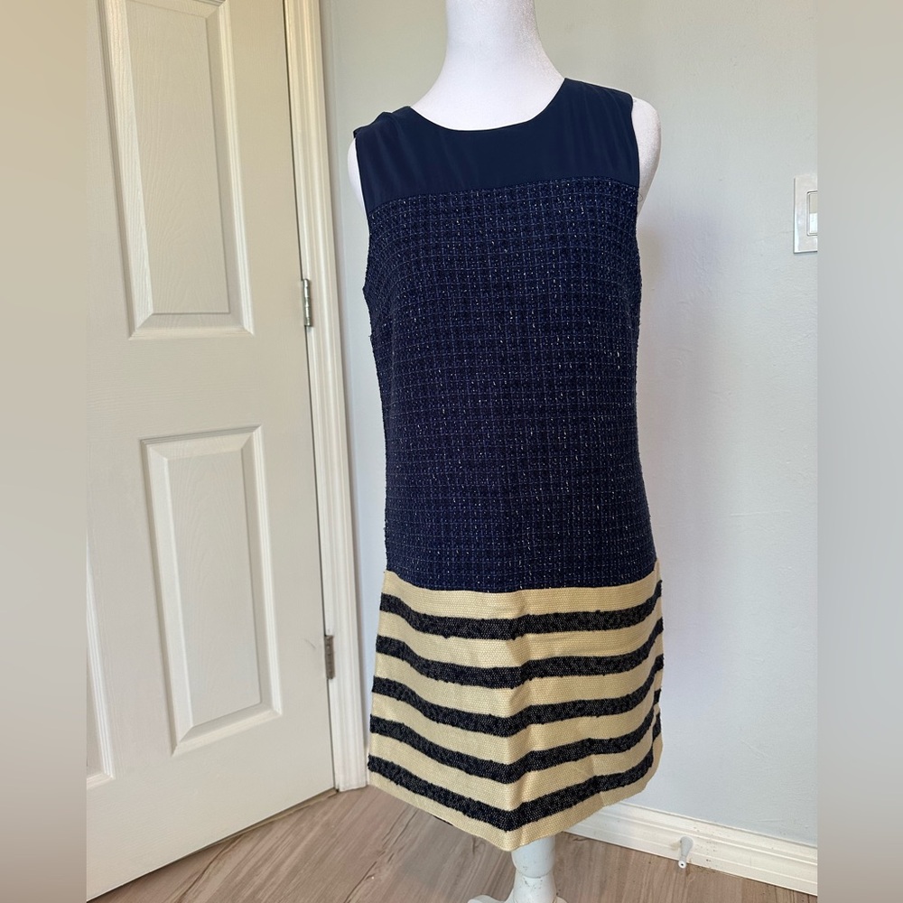 BOSTON PROPER TWEED KNIT DRESS Size 4